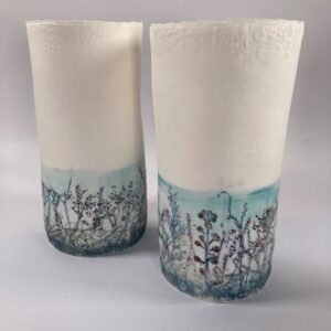 Porcelain Vase - Country Garden