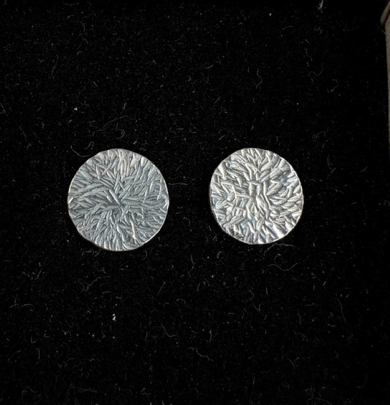 Silver Stud Earrings 1d