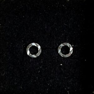 Silver Stud Earrings 1e